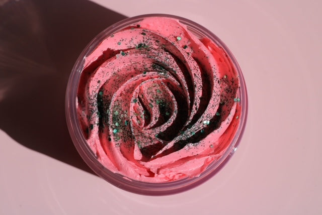Spiced apple whipped soap