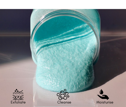 Salicylic acid foaming sugar body scrub