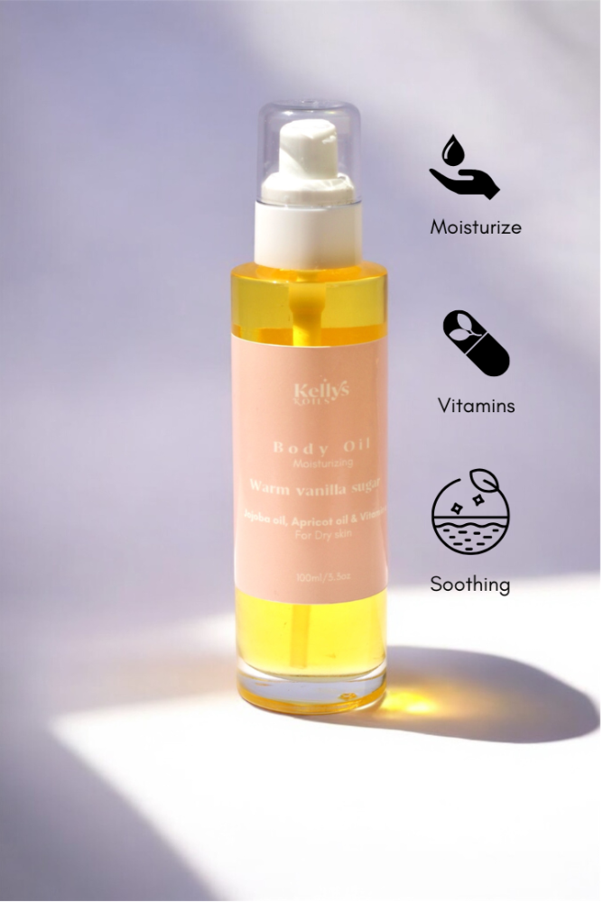 Warm vanilla Body oil