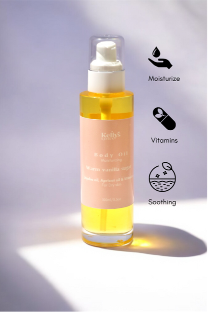 Warm vanilla Body oil