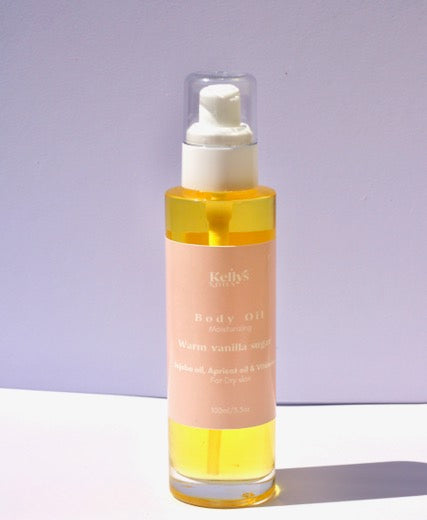 Warm vanilla Body oil