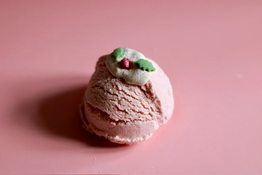 Pink pudding bubble bar