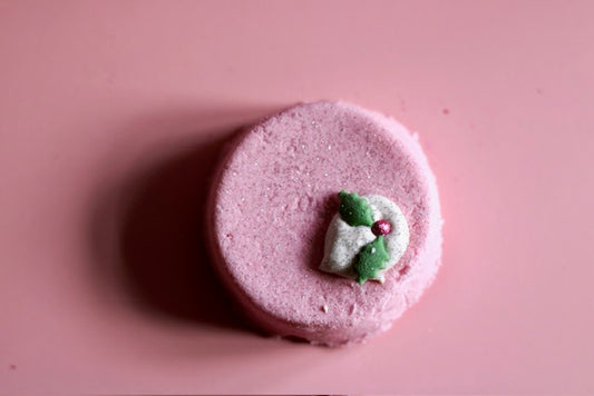 Pink pudding bathbomb